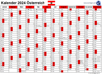 Kalender 2024 Vorlagen Projektmanagement