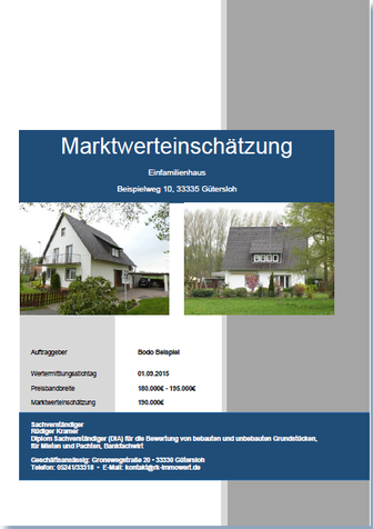 Marktwerteinschätzung Gütersloh