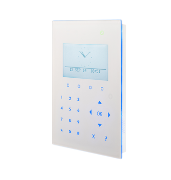 SPCK520.100 Kompakt LCD Smart Bedienteil mit Touch Key-Technologie von Vanderbilt, presented by SafeTech