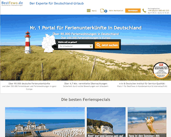 BestFewo.de , der Suchmaschine für Ferienwohnungen und Ferienhäuser in Deutschland! 