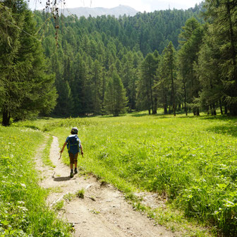 Zermatt Tiefenmatten Wandern Kinder
