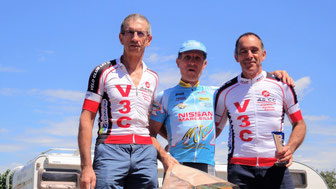 Podium des "GS": Bernard, Y. Anjeli et Georges