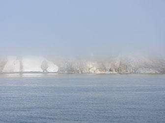 Cap Dezhnev dans la brume