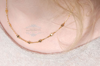 Sonnenkette vergoldet sonne sommer schmuck