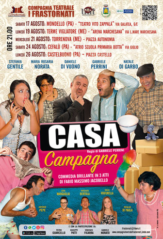Locandina Casa Campagna - Compagnia Teatrale i Frastornati
