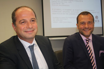 ECS exects Bertrand Schmoll (l) and Adrien Thominet  /  source: hs