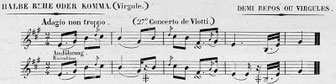 P. Baillot: L'Art du Violon, 1835. S. 163.