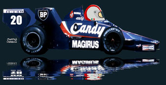 Johnny Cecotto by Muneta & Cerracín - Toleman TG183B