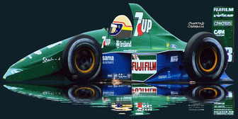 Alessandro Zanardi by Muneta& Cerracín - Jordan 191 1991