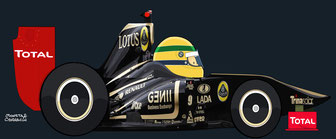 Bruno Senna by Muneta & Cerracín - Lotus Renault GP - Renault R31 - Renault V8