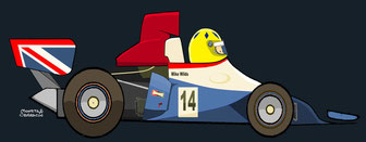 Mike Wilds by Muneta & Cerracín - Escudería Stanley BRM - BRM P201