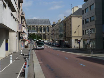 Umweltspur in Rouen (F) © Jürgen Huber