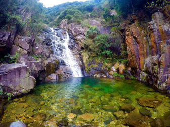 Yellow Dragon waterfall hike Hong Kong