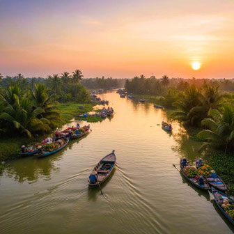 Reisen Mekong Delta Vietnam