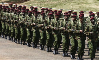 Il corpo paramilitare del GSU (General Service Unit) che sarà utilizzato insieme alle forze di polizia per prevenire eventuali disordini