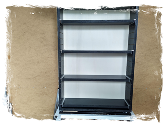 Bohrerschrank in die Werkbank versenken.