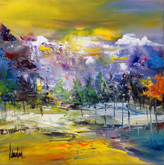 "La vallée acidulée" - 40x40