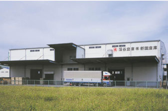 新田倉庫外観　群馬県太田市新田反町