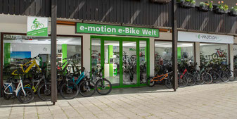 Die e-motion e-Bike Welt in München Süd