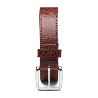 Herren Westerngürtel Bronze Schnallengürtel 3-teiliges Set 100/% Leder...