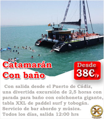 fiestas en barco y visitas al castillo de Sancti Petri, Chiclana De La Frontera