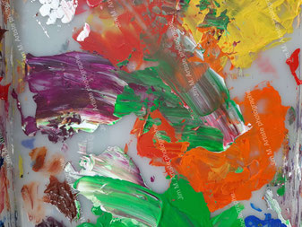 Photo d'une de mes palette de peinture. No3