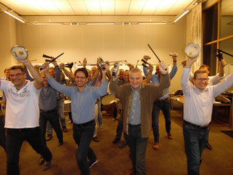 Bedrijfsuitje met percussie workshop voor teambuilding