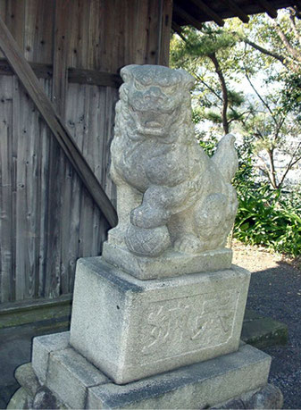 駒越神社 狛犬