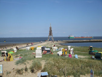 Kugelbake in Cuxhaven, Bio-Urlaub