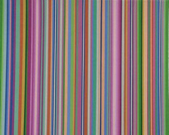 Streifen Variationen VIII | 2020 | 60 x 50 cm | Acryl auf Leinwand 