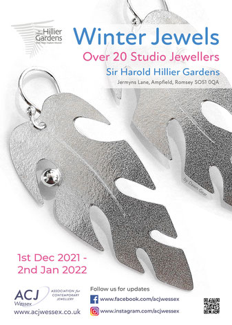 Winter Jewels 2021 at the Sir Harold Hillier Gardens - ACJ Wessex Contemporary Jewellery