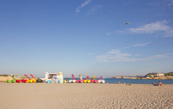 Arenal beach in Javea Costa Blanca