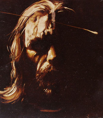 Gesù, Gesù... (2009) olio su legno, misure non disponibili