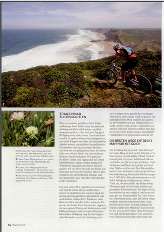 Artikel über Biketouren an der Algarve