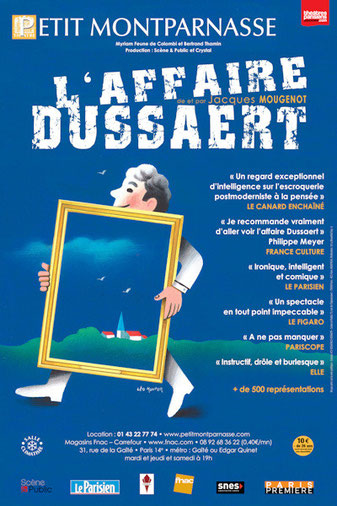 théâtre petit montparnasse, l'affaire dussaert, jacques mougenot, théâtre,