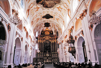 Die Jesuitenkirche von Luzern. Foto: Bildarchiv der ETH-Bibliothek Zürich, Fotograf Georg Mörsch / CC BY-SA 4.0