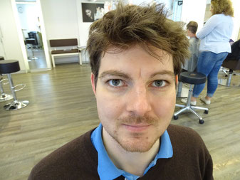Vorher/before. Photo: Men's Individual Fashion.