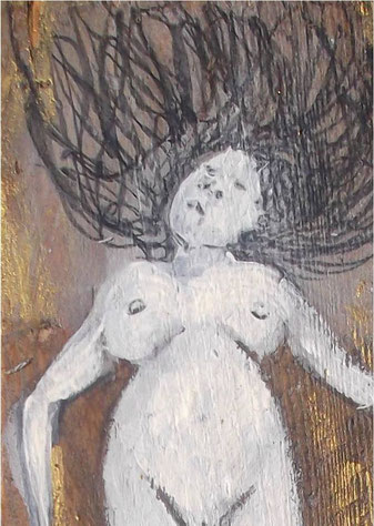 "Fluttuante madre" è l'opera di Silvia Spagnoli esposta al Gam