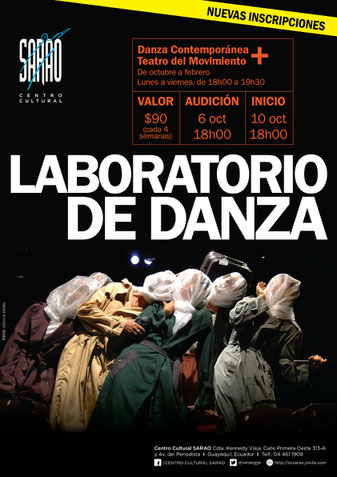 Laboratorio de Danza. Afiche Eduardo Correa.