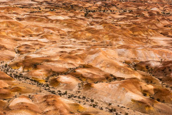 The spectacular view over the Painted Desert from a plane / Die spektakuläre Sicht auf die Painted Desert aus einem Flugzeug Image Bild Stephan Stamm belimago.net