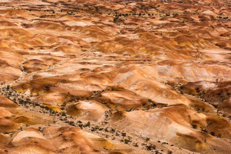 The spectacular view over the Painted Desert from a plane / Die spektakuläre Sicht auf die Painted Desert aus einem Flugzeug Image Bild Stephan Stamm belimago.net