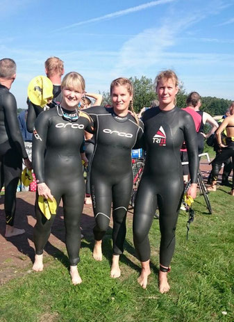 Katrin Fronzek, Christiane Tchorz und Nicole von Döllen