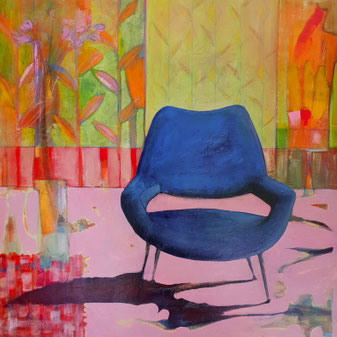 "Del poeta e del pittore"  - Acrilico su tela - 80x80 cm