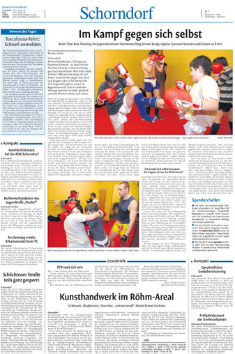 Das Bild ist der Link zu den Zeitungsartikeln