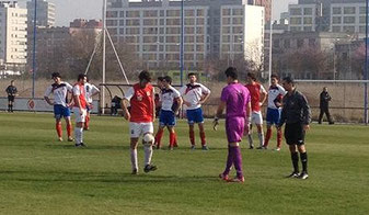 Imagen del Vitoria-Laudio B de la pasada temporada que finalizó con empate a uno. Foto: www.clubdeportivovitoria.es