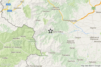 Mappa di localizzazione dell'epicentro