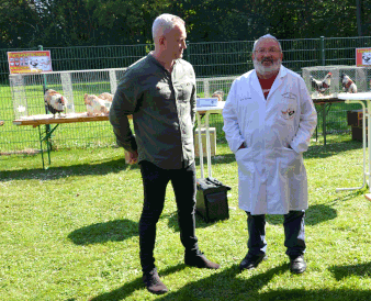 Ausrichter Anton Hirsch und Jakob Eisenhut