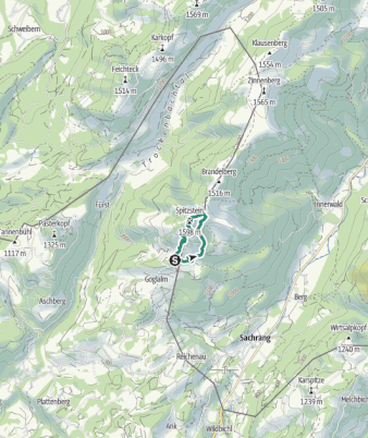 Tour 11 <> Spitzsteinhaus - Nordwandsteig - Spitzstein