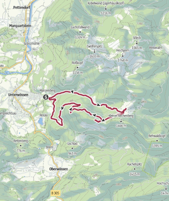 Tour 47 <> Unterwössen - Jochbergalm - Großer Rechenberg