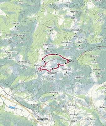 Tour W24 <> Mitteralm - Soin-Alm - Wendelstein